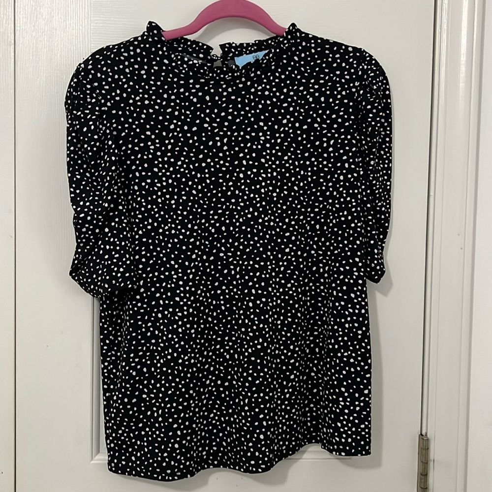 Black and White blouse
